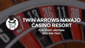 Casino & gambling-themed header image for Barons Bus Charter service to Twin Arrows Navajo Casino Resort in Flagstaff, Arizona. Please call 9288567200 to contact the casino directly.)