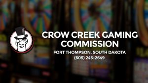 Casino & gambling-themed header image for Barons Bus Charter service to Crow Creek Gaming Commission in Fort Thompson, South Dakota. Please call 6052452649 to contact the casino directly.)