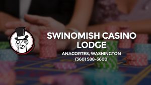 Casino & gambling-themed header image for Barons Bus Charter service to Swinomish Casino Lodge in Anacortes, Washington. Please call 3605883600 to contact the casino directly.)