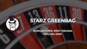 Casino & gambling-themed header image for Barons Bus Charter service to Starz Greenbag in Morgantown, West Virginia. Please call 3042840690 to contact the casino directly.)