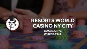 Casino & gambling-themed header image for Barons Bus Charter service to Resorts World Casino Ny City in Jamaica, Nyc. Please call 7182152943 to contact the casino directly.)