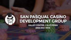 Casino & gambling-themed header image for Barons Bus Charter service to San Pasqual Casino Development Group in Valley Center, California. Please call 8668439946 to contact the casino directly.)