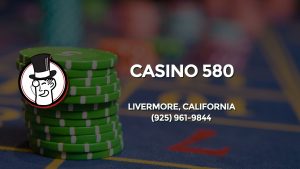Casino & gambling-themed header image for Barons Bus Charter service to Casino 580 in Livermore, California. Please call 9259619844 to contact the casino directly.)