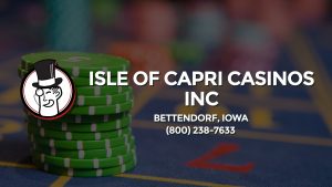 Casino & gambling-themed header image for Barons Bus Charter service to Isle Of Capri Casinos Inc in Bettendorf, Iowa. Please call 8002387633 to contact the casino directly.)