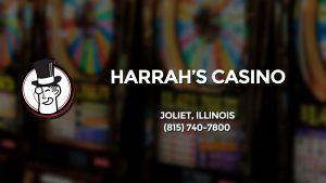 Casino & gambling-themed header image for Barons Bus Charter service to Harrah's Casino in Joliet, Illinois. Please call 8157407800 to contact the casino directly.)