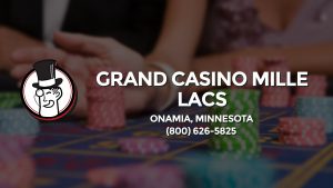 Casino & gambling-themed header image for Barons Bus Charter service to Grand Casino Mille Lacs in Onamia, Minnesota. Please call 8006265825 to contact the casino directly.)