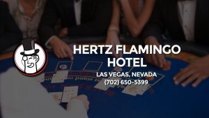 Casino & gambling-themed header image for Barons Bus Charter service to Hertz Flamingo Hotel in Las Vegas, Nevada. Please call 7026505399 to contact the casino directly.)