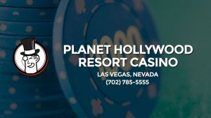 Casino & gambling-themed header image for Barons Bus Charter service to Planet Hollywood Resort Casino in Las Vegas, Nevada. Please call 7027855555 to contact the casino directly.)