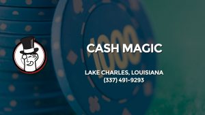 Casino & gambling-themed header image for Barons Bus Charter service to Cash Magic in Lake Charles, Louisiana. Please call 3374919293 to contact the casino directly.)
