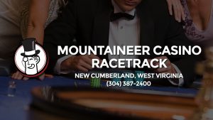 Casino & gambling-themed header image for Barons Bus Charter service to Mountaineer Casino Racetrack in New Cumberland, West Virginia. Please call 3043872400 to contact the casino directly.)