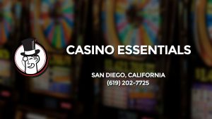 Casino & gambling-themed header image for Barons Bus Charter service to Casino Essentials in San Diego, California. Please call 6192027725 to contact the casino directly.)
