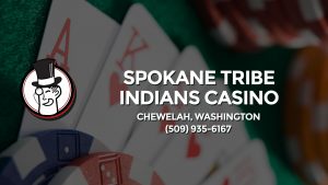 Casino & gambling-themed header image for Barons Bus Charter service to Spokane Tribe Indians Casino in Chewelah, Washington. Please call 5099356167 to contact the casino directly.)