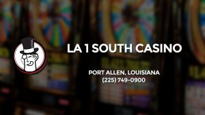 Casino & gambling-themed header image for Barons Bus Charter service to La 1 South Casino in Port Allen, Louisiana. Please call 2257490900 to contact the casino directly.)