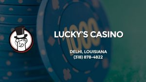 Casino & gambling-themed header image for Barons Bus Charter service to Lucky's Casino in Delhi, Louisiana. Please call 3188784822 to contact the casino directly.)