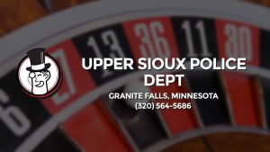 Casino & gambling-themed header image for Barons Bus Charter service to Upper Sioux Police Dept in Granite Falls, Minnesota. Please call 3205645686 to contact the casino directly.)