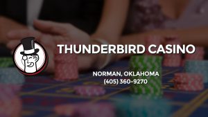 Casino & gambling-themed header image for Barons Bus Charter service to Thunderbird Casino in Norman, Oklahoma. Please call 4053609270 to contact the casino directly.)