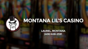 Casino & gambling-themed header image for Barons Bus Charter service to Montana Lil's Casino in Laurel, Montana. Please call 4066282591 to contact the casino directly.)