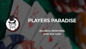 Casino & gambling-themed header image for Barons Bus Charter service to Players Paradise in Billings, Montana. Please call 4062594430 to contact the casino directly.)
