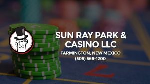 Casino & gambling-themed header image for Barons Bus Charter service to Sun Ray Park & Casino Llc in Farmington, New Mexico. Please call 5055661200 to contact the casino directly.)