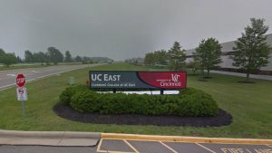 Clermont College at UC East in Batavia Barons bus stop