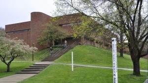 Barons Bus stop at Hocking College in Nelsonville, OH