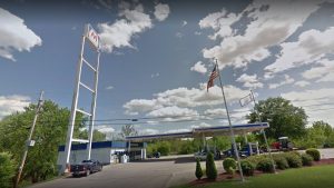 Parkersburg, WV Marathon Station bus stop | Barons Bus