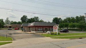 Wooster, WV Cora's Market and Deli bus stop | Barons Bus