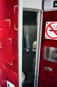 barons bus interior restroom