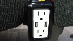 barons bus our fleet interior dual power outlets usb