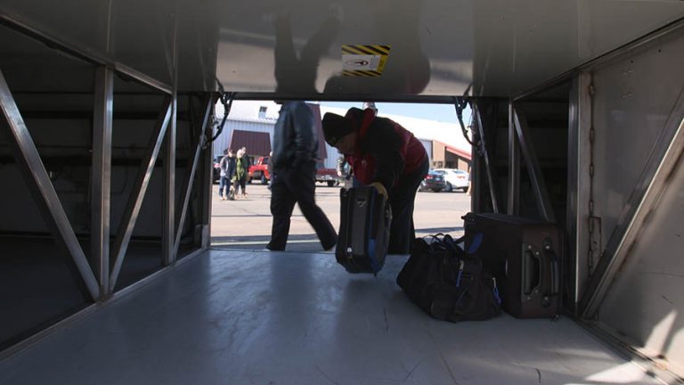 barons bus our fleet interior luggage loading maximum storage