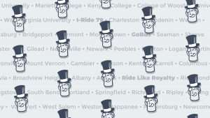 barons bus text logo form background