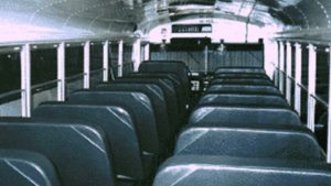 school bus rental gallery old interior